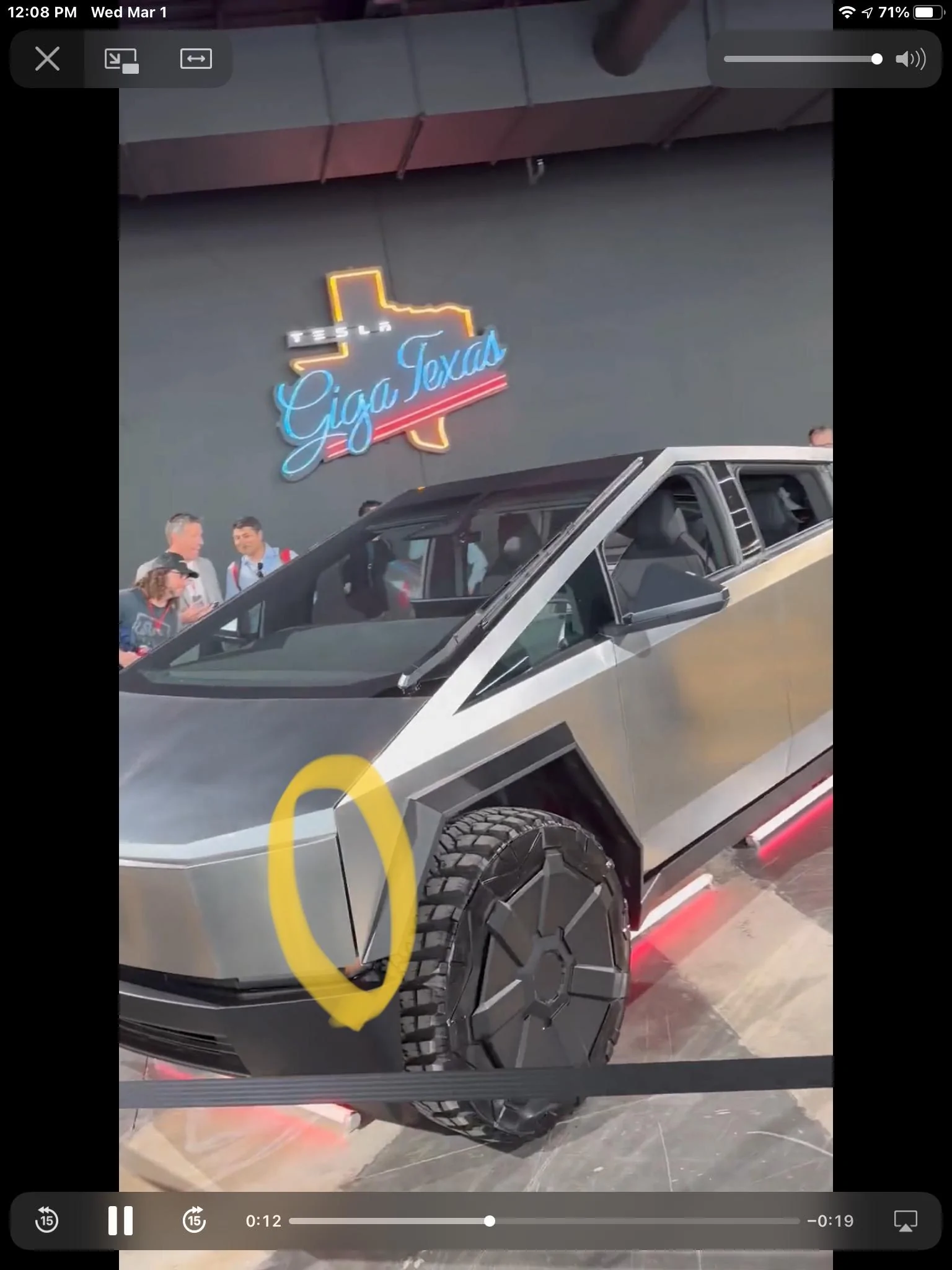 Tesla Cybertruck INVESTOR DAY CYBERTRUCK BETA PRESENT! [w/ Walkaround Videos] DF47FFE3-090D-4776-A61F-63C76FE013AE