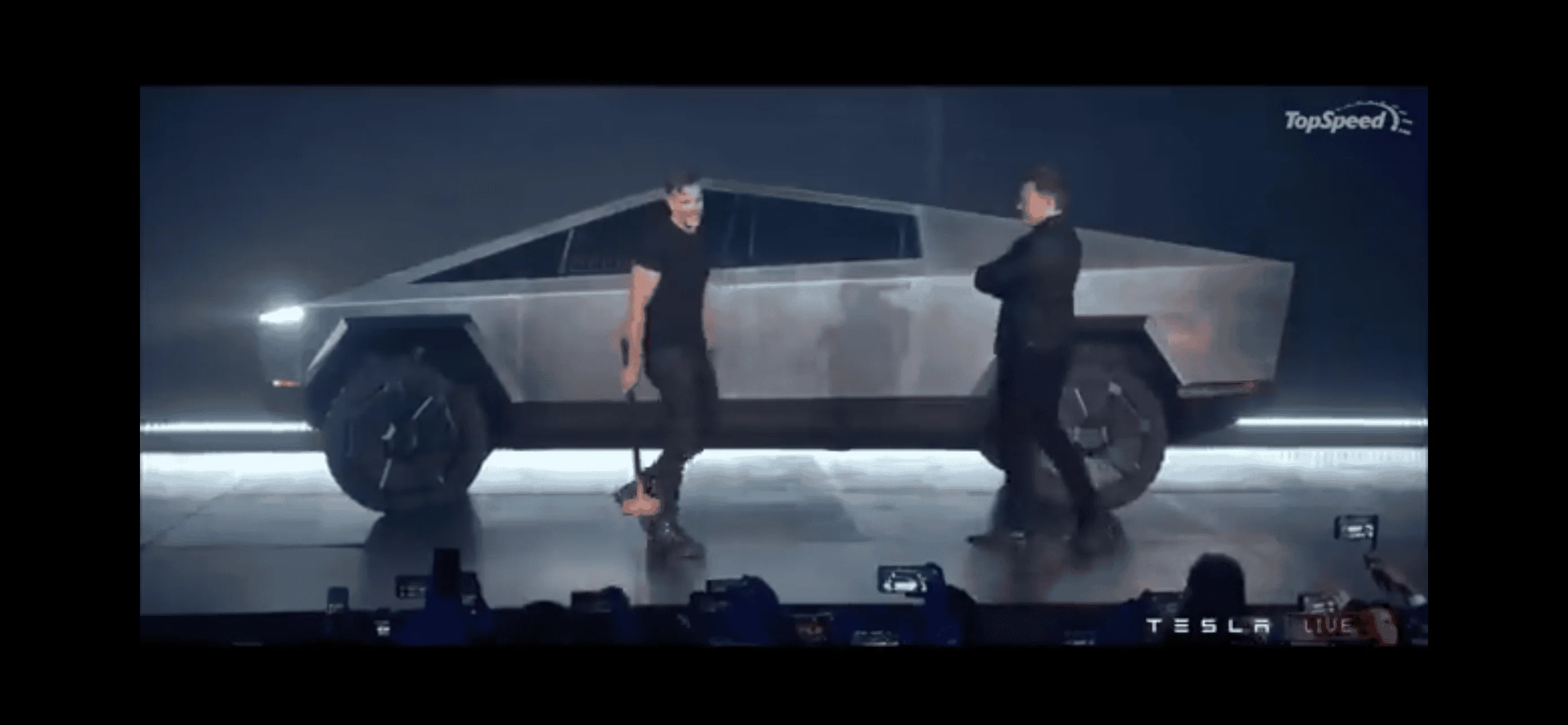 Tesla Cybertruck "Took Cybertruck Beta [w/ BAW] out for a drive" -- Franz von Holzhausen Photo 97630962-D18E-460C-B358-4412E715D47D