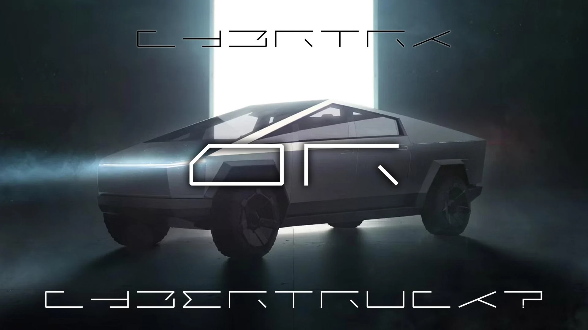 Tesla Cybertruck Insane Technology Bandwagon - The Font! ct or ct
