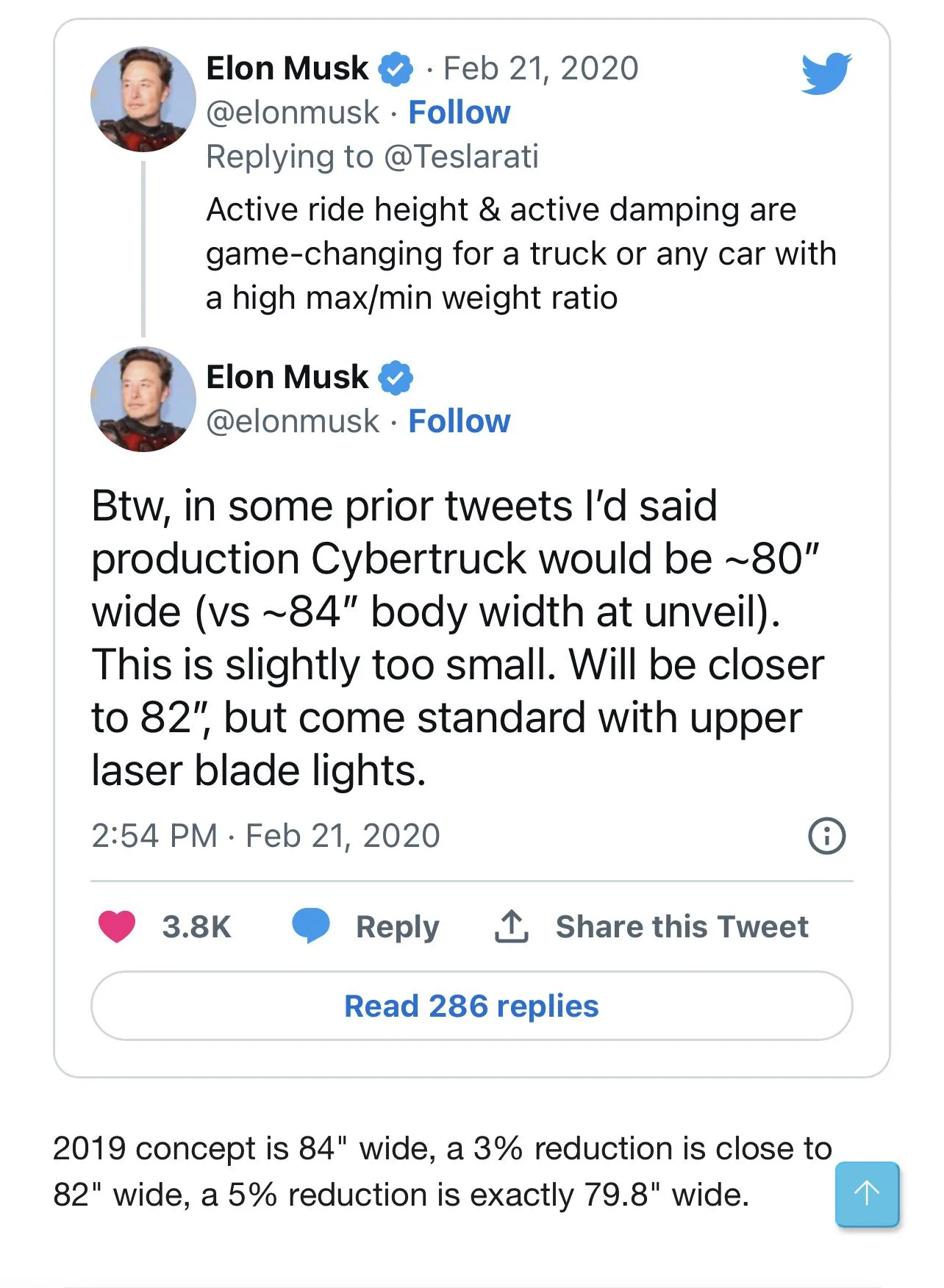 Tesla Cybertruck The Beta CT dimensions are now perfection 31824225-F716-4790-9103-D99702A25B2B