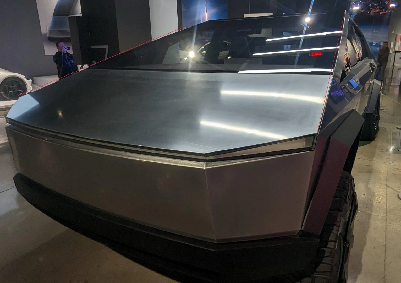 Tesla Cybertruck Tesla Granted a Patent for the Original Cybertruck Wheels! linesfrontqtr