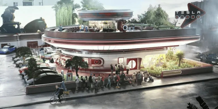 Tesla Cybertruck You want fries with that Tesla burger? 1678553955548