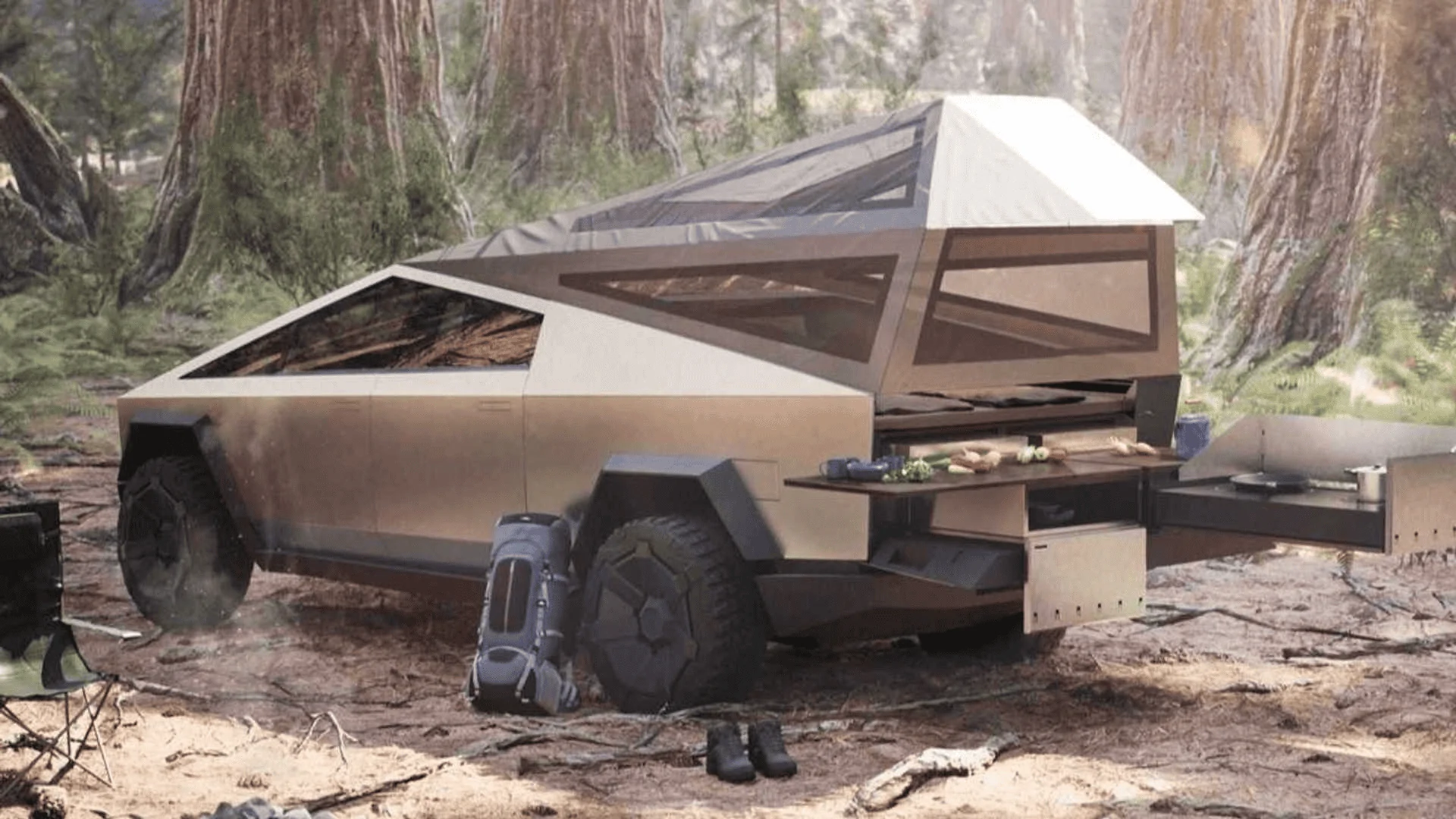 Tesla Cybertruck Official Cybertruck Accessory store is live!! Includes: Tailgate ramp, Basecamp, wrap, franz ball decal and more 1678910771896