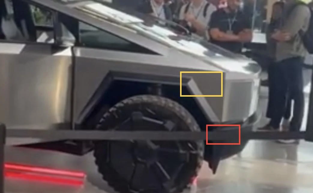 Tesla Cybertruck Are these Cybertruck Castings? 614FBAC8-8324-498D-BE11-9DC4ED3BC9CC