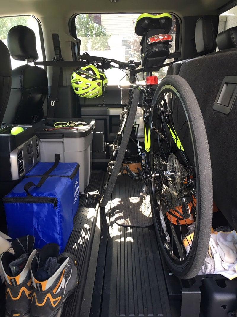 Tesla Cybertruck Mountain bikes inside the bed when covered/closed 2E31F0D2-8013-4FC5-8628-0FD0C0CB22B6