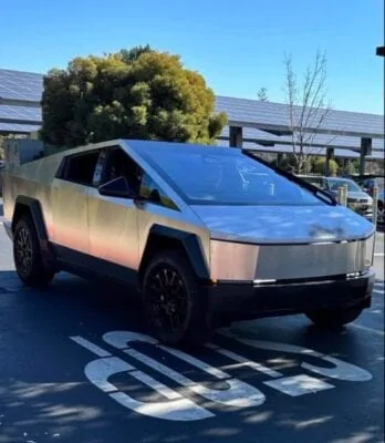 Tesla Cybertruck Cybercatch22: Demand vs Delay Tesla-Cybertruck-Spotted-February-2023-348x400