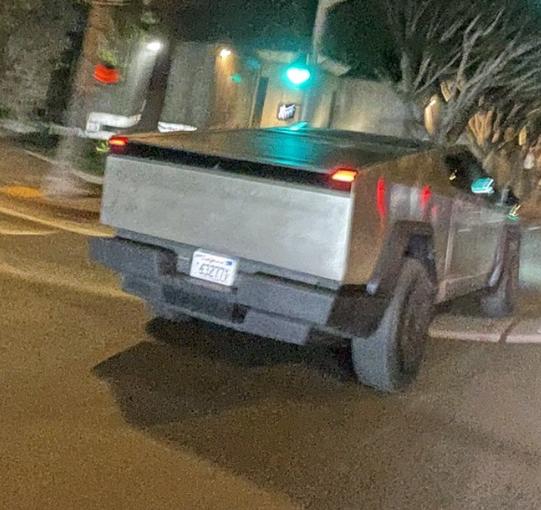 Tesla Cybertruck Cybertruck Spotted LIVE in Stanford on Public Roads! [Video] 41F9D615-9103-4445-80FC-66192A0EA268
