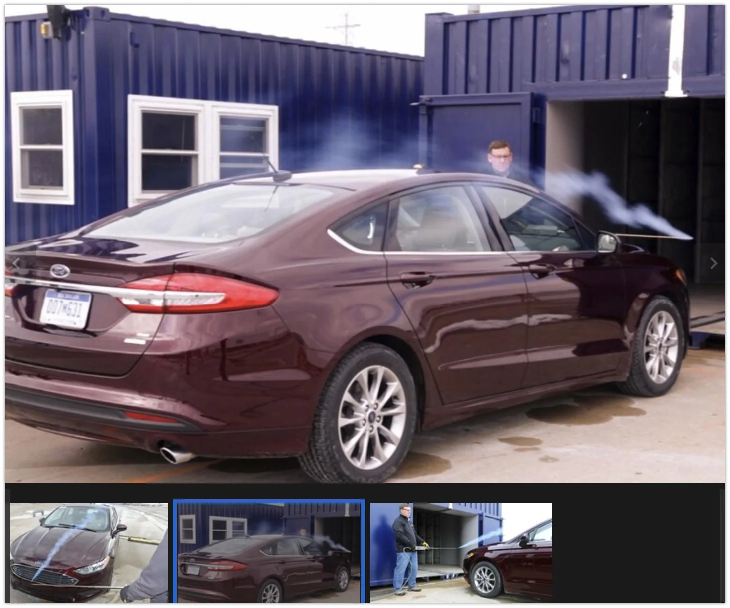 Tesla Cybertruck Portable Wind Tunnel at Giga Texas-- Ford's Portable Wind Tunnel 