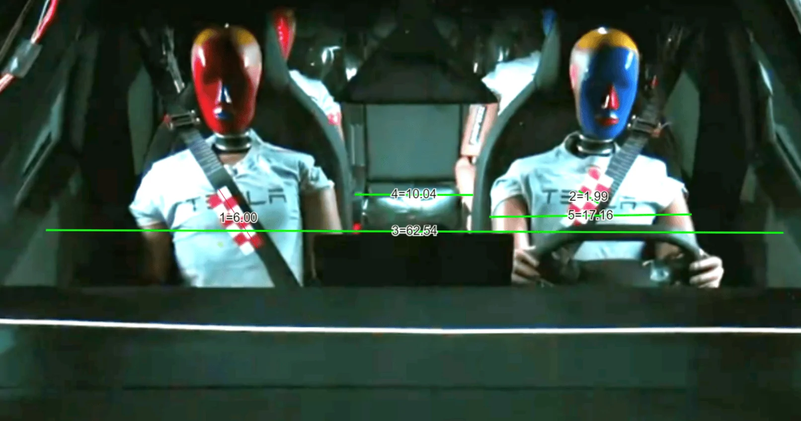 Tesla Cybertruck Crash Test Video Measurements For Cybertruck Dimensions Interior Measure (6)