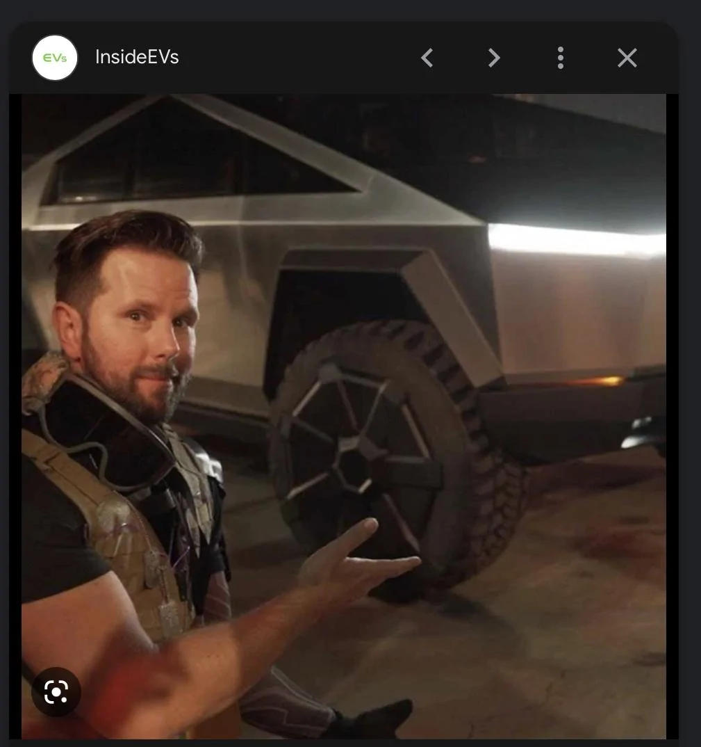 Tesla Cybertruck Elon Musk: "Walked whole Cybertruck production line at Giga Texas for several hours earlier today – gonna be awesome!" - 4/2/23 IMG_2484