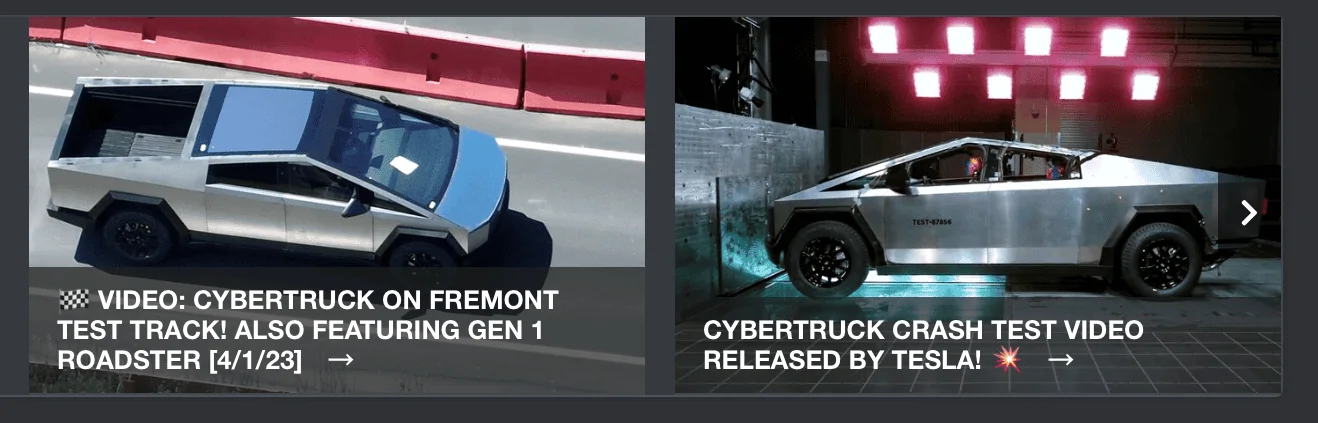 Tesla Cybertruck Cybertruck Crash Test Video Released by Tesla! 💥 1680484979478