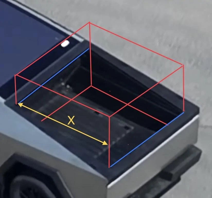 Tesla Cybertruck Crash Test Video Measurements For Cybertruck Dimensions FC46D73A-8BB2-49F5-A28B-69DE7BE52A2F