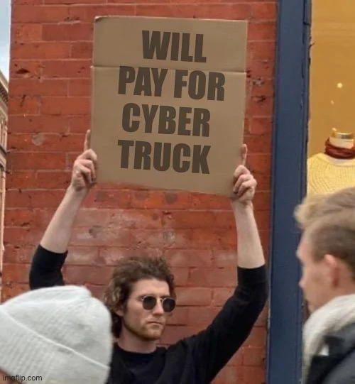 Tesla Cybertruck Elon Musk: "Walked whole Cybertruck production line at Giga Texas for several hours earlier today – gonna be awesome!" - 4/2/23 7gu9n4