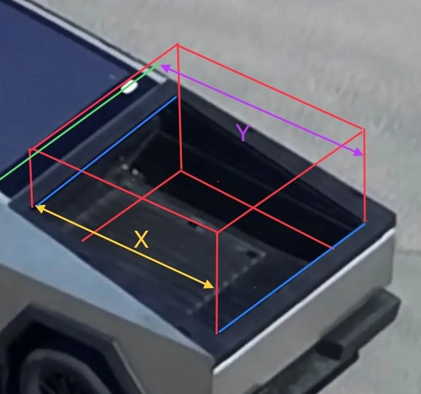 Tesla Cybertruck Crash Test Video Measurements For Cybertruck Dimensions yellow x pic