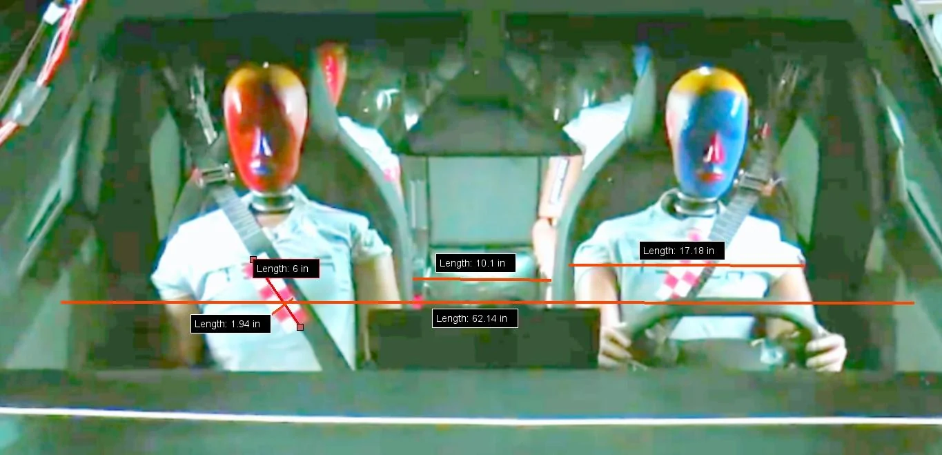 Tesla Cybertruck Crash Test Video Measurements For Cybertruck Dimensions Interior
