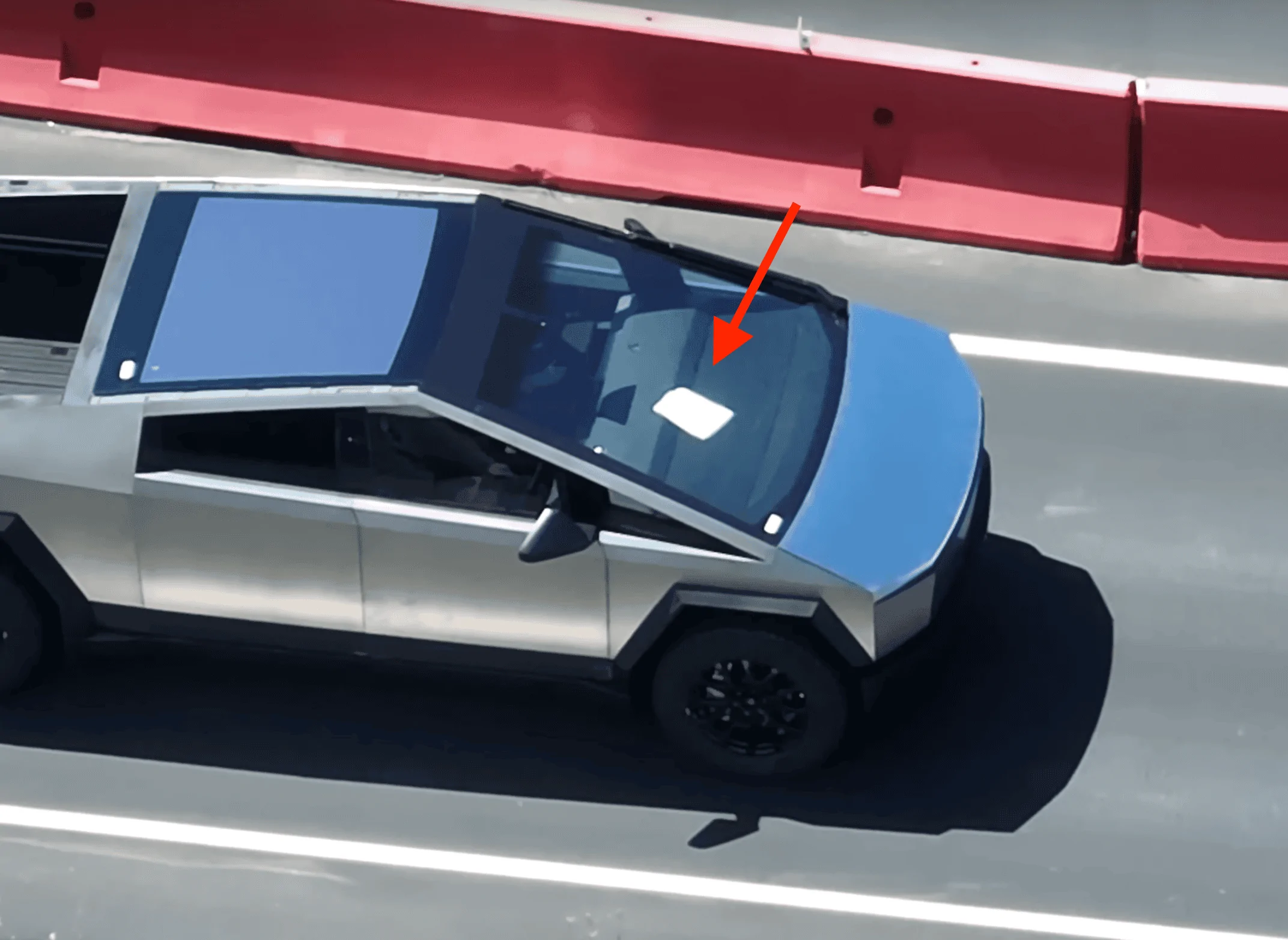 Tesla Cybertruck 🏁 Video: Cybertruck on Fremont Test Track! Also Featuring Gen 1 Roadster [4/1/23] dash