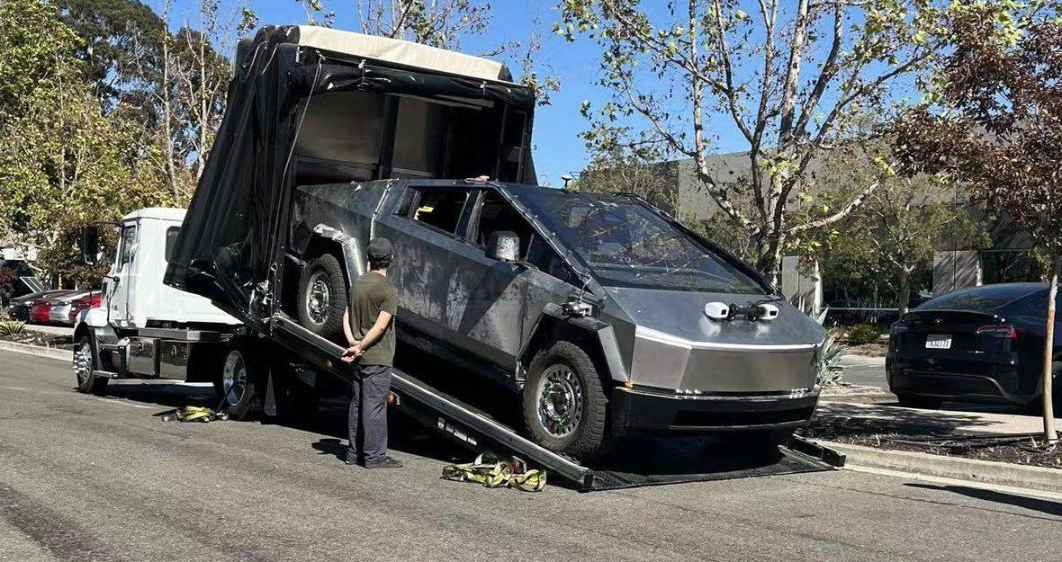 Tesla Cybertruck Steel wheels (steelies) and Wheel Force Transducers (precision measurement equipment) spotted on Cybertruck prototype 4/06/2023 5DC33B3D-E9FE-4DDF-A1FB-5A269D00298F