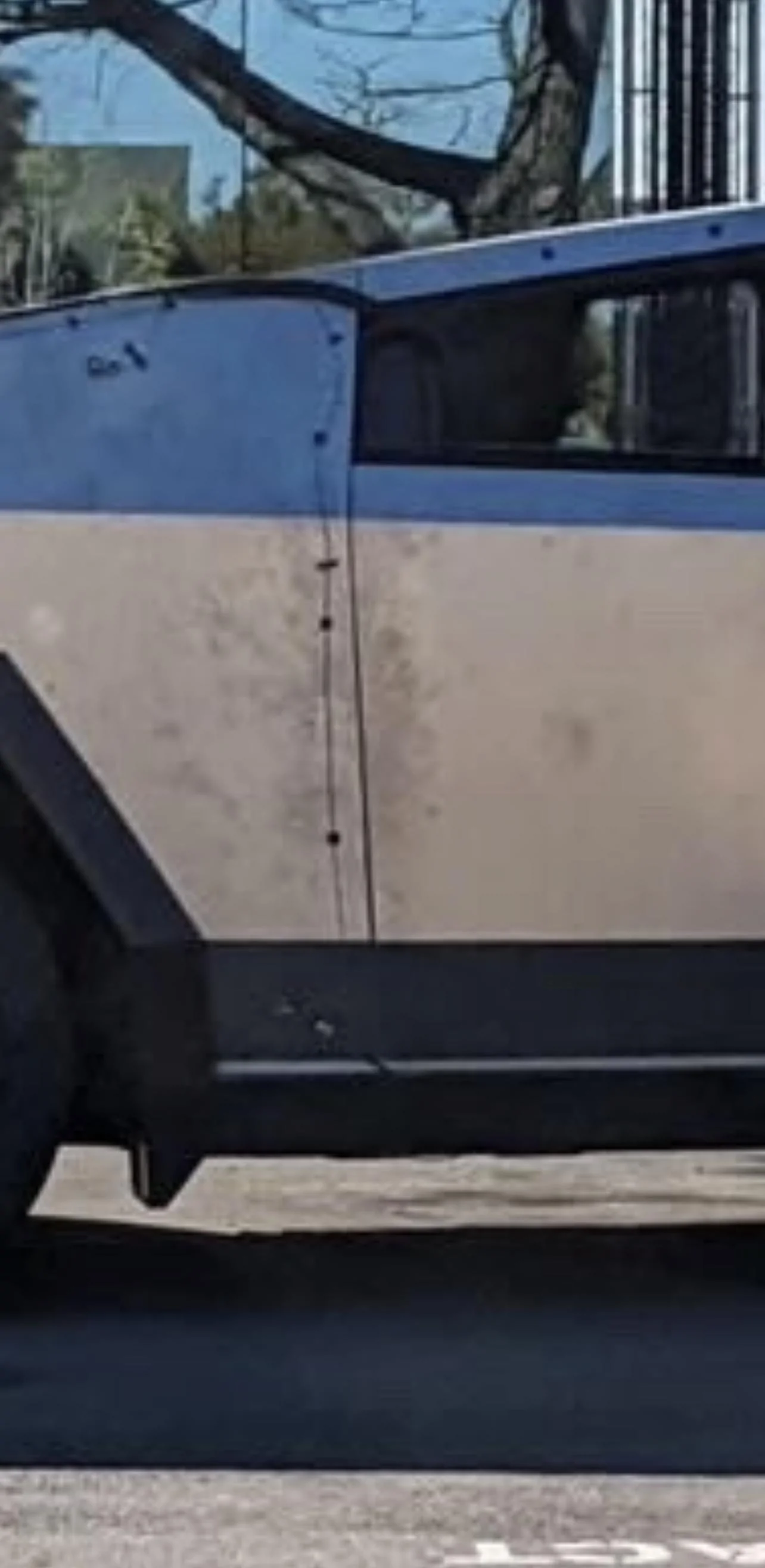 Tesla Cybertruck Steel wheels (steelies) and Wheel Force Transducers (precision measurement equipment) spotted on Cybertruck prototype 4/06/2023 D28F0148-E946-4D38-9B6C-8EB5042CC706