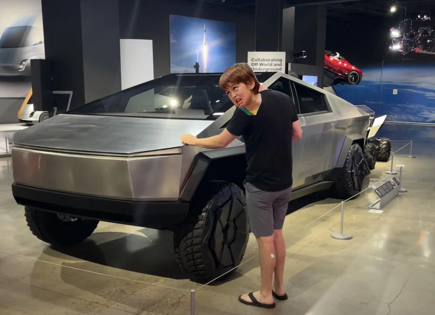 Tesla Cybertruck Petersen Museum Drops a Sick New Cybertruck Video! IMG_9147