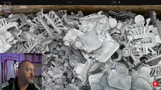 Tesla Cybertruck Cybertruck castings spotted? E2516F4F-23F5-4A98-BF27-BBF01334437C
