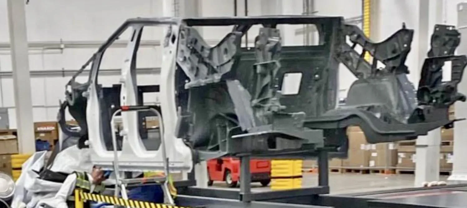Tesla Cybertruck Cybertruck castings spotted? CAC0F678-4EC4-4E14-92B3-3DE70C1DE575