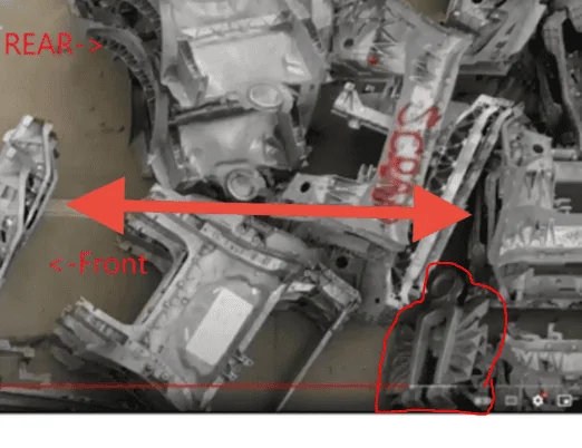 Tesla Cybertruck Cybertruck castings spotted? 1681242614145