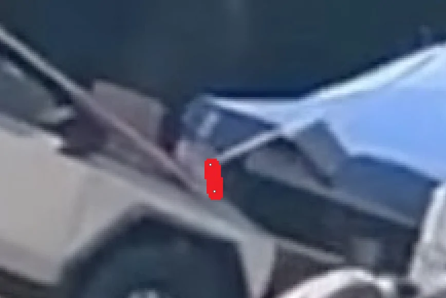 Tesla Cybertruck Cybertruck spotted with frunk open, revealing waterfall design! 1681444031434