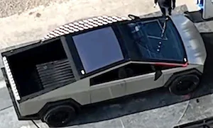 Tesla Cybertruck Alleged Front Cast For Cybertruck! Jk.. ITS A MODEL Y cybertruck windshield wiper