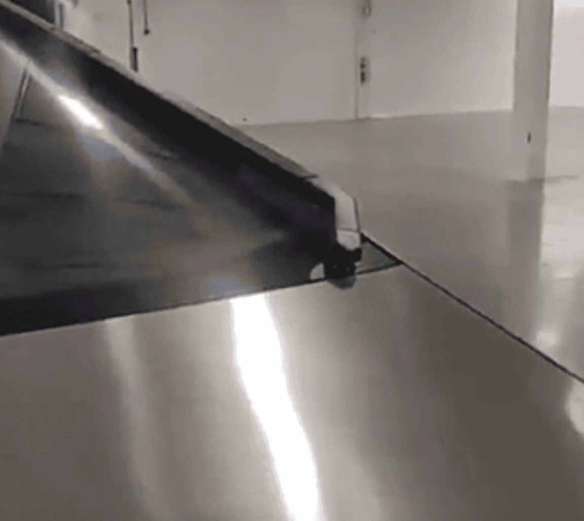 Tesla Cybertruck Cybertruck Mega Windshield Wiper IN ACTION at Giga Texas Wind Tunnel 1681674848192