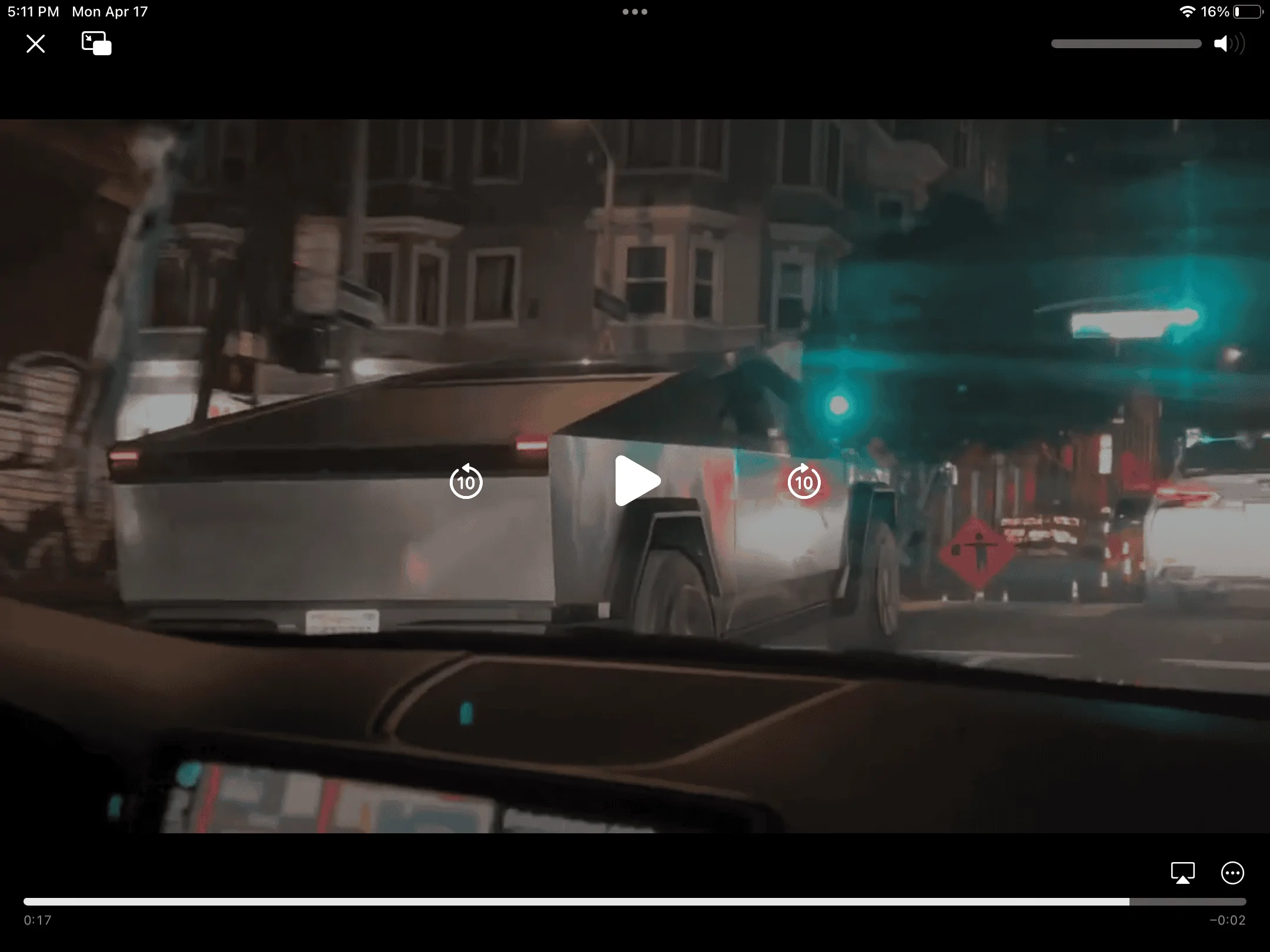 Tesla Cybertruck Cybertruck LIVE night driving video on San Francisco streets! 0245C99B-E64D-44C4-8370-E658B20A2849