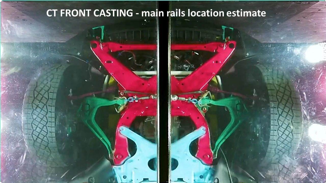 Tesla Cybertruck Cybertruck Front Casting Analysis (and Frunk Implications) - 3 vs 2 Chickens Slide11