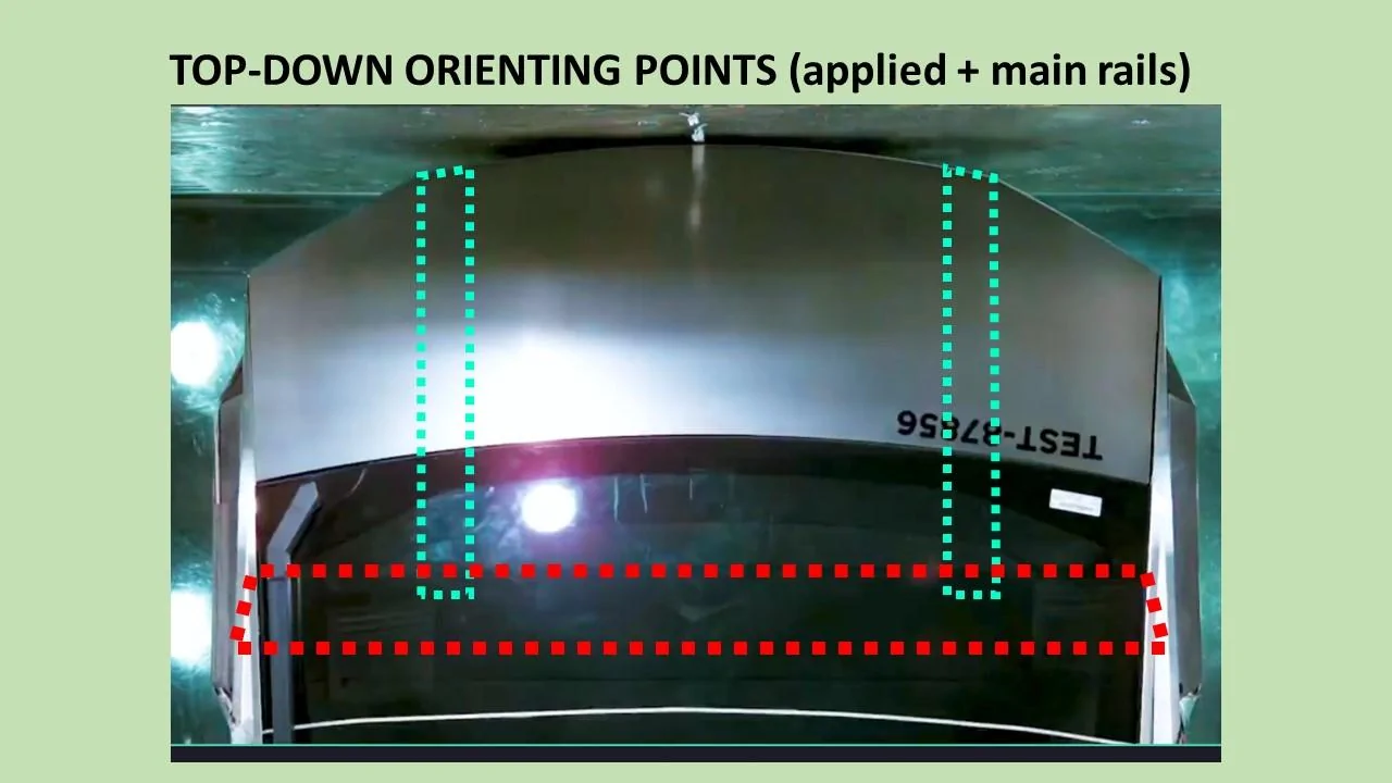 Tesla Cybertruck Cybertruck Front Casting Analysis (and Frunk Implications) - 3 vs 2 Chickens Slide26