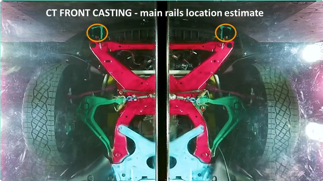 Tesla Cybertruck Cybertruck Front Casting Analysis (and Frunk Implications) - 3 vs 2 Chickens Slide11