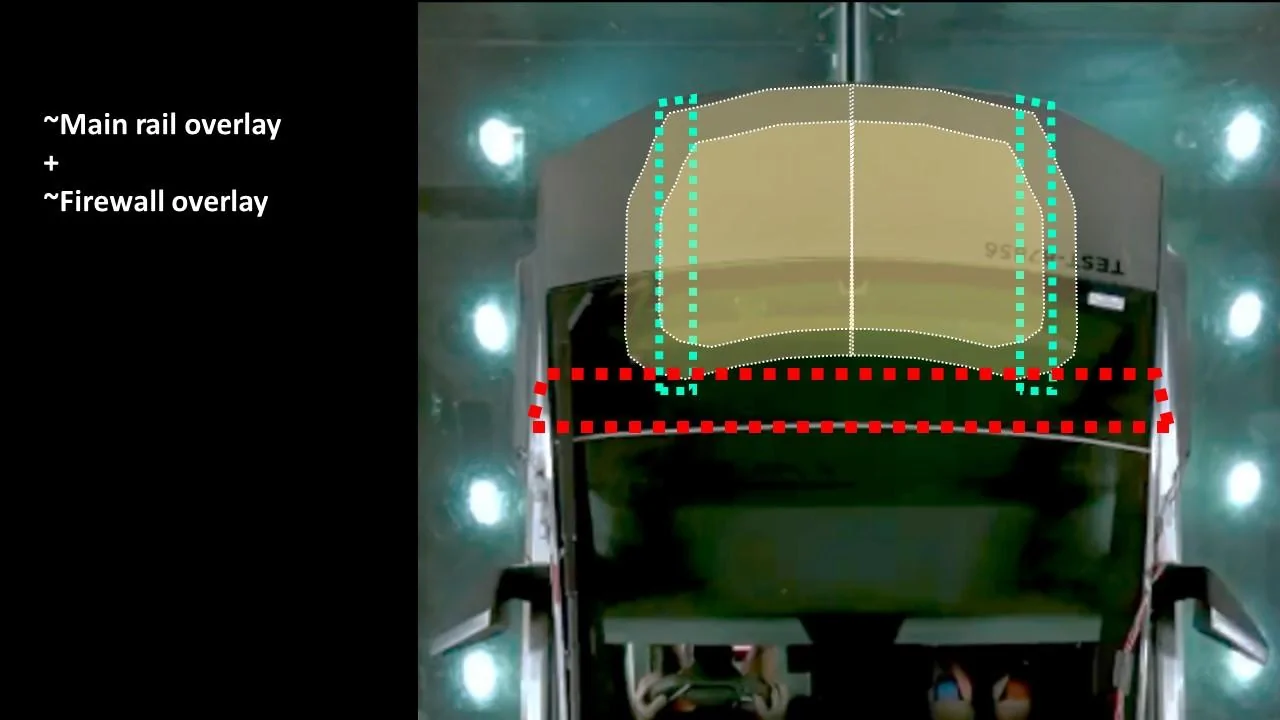 Tesla Cybertruck Cybertruck Front Casting Analysis (and Frunk Implications) - 3 vs 2 Chickens Slide6