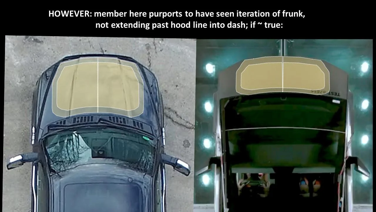 Tesla Cybertruck Cybertruck Front Casting Analysis (and Frunk Implications) - 3 vs 2 Chickens Slide15