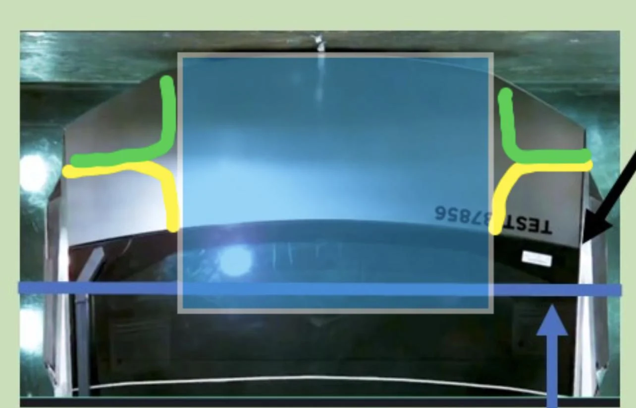 Tesla Cybertruck Cybertruck Front Casting Analysis (and Frunk Implications) - 3 vs 2 Chickens 534E96E2-8AC9-4B9F-B130-5BC13C3B63D3