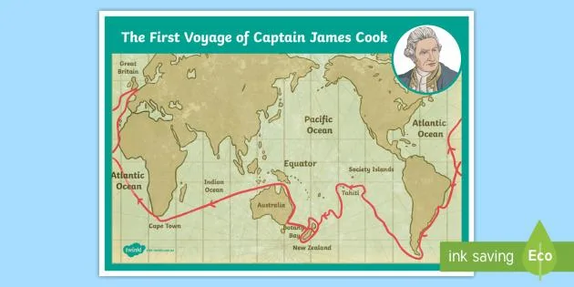 Tesla Cybertruck Starship Orbital Test Flight - 4/20 Launch -081-Captain-James-Cook-Explorer-Map-English_ver_3