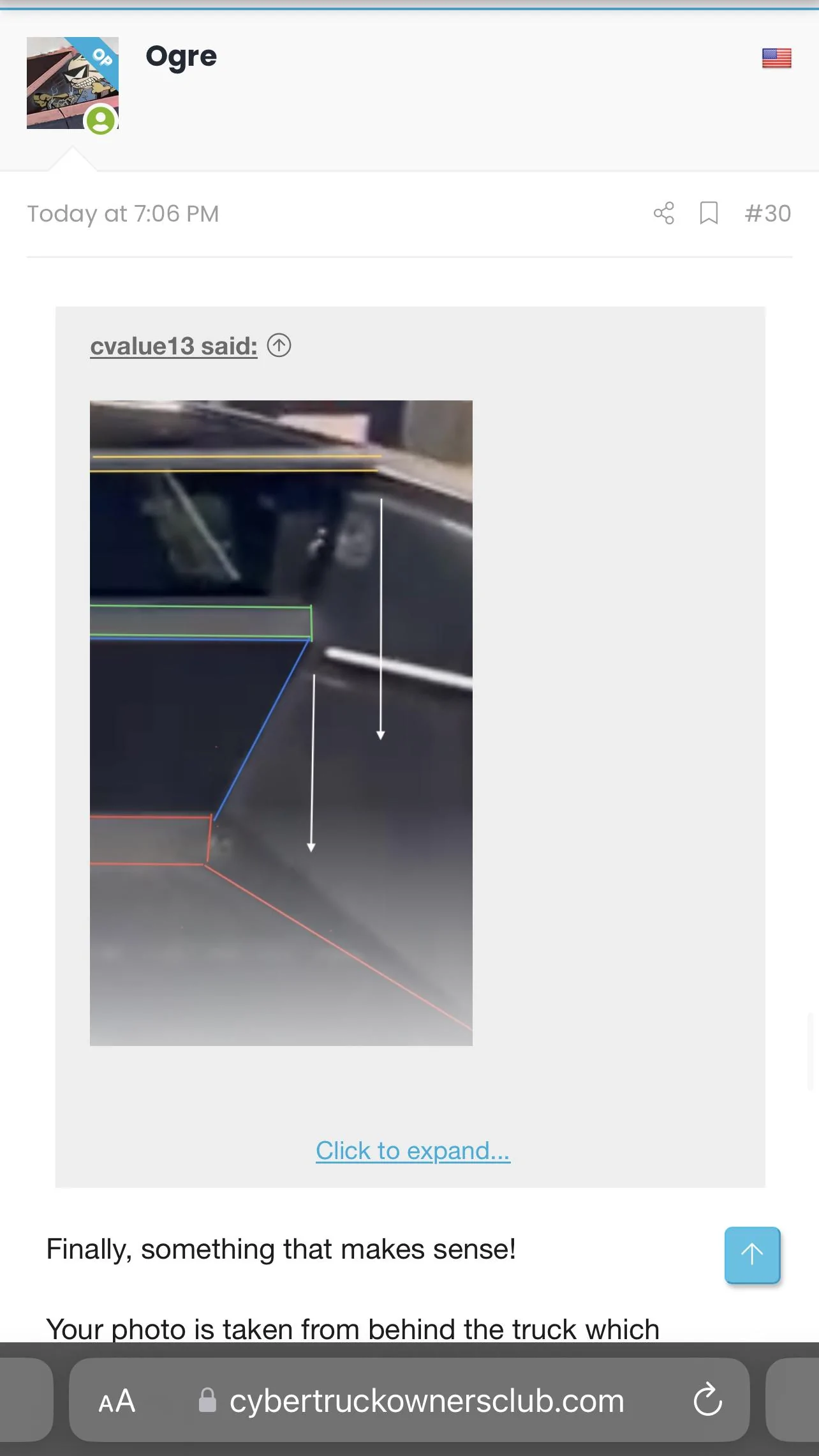 Tesla Cybertruck About that Overhang… F08778E7-2779-4338-9B54-4E71196390E4