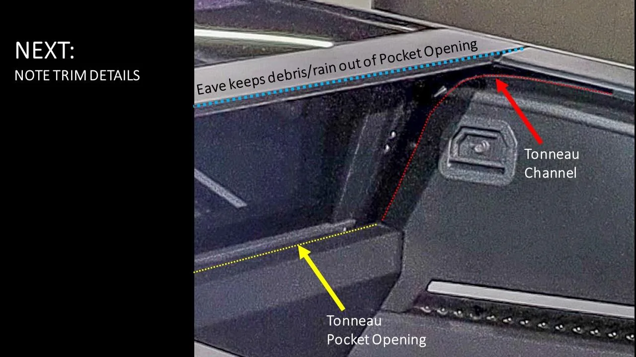 Tesla Cybertruck Pre-Production Proto Bed and Bulkhead Features Analysis Slide2