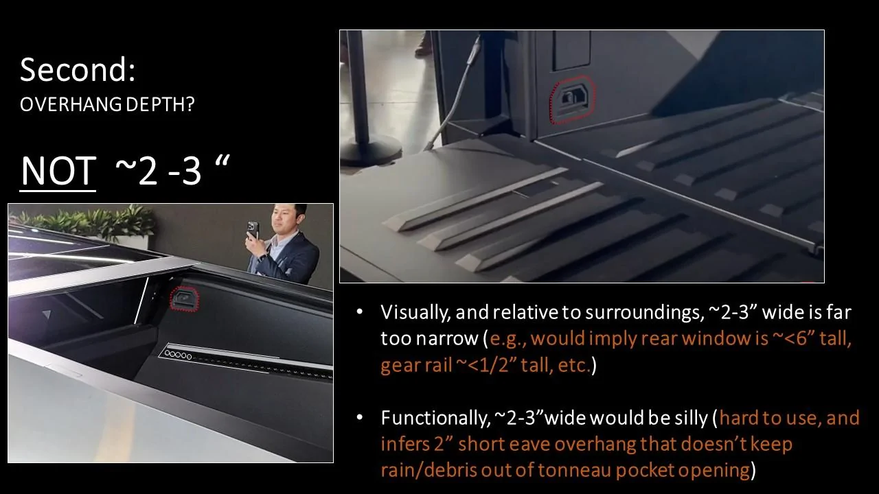 Tesla Cybertruck Pre-Production Proto Bed and Bulkhead Features Analysis Slide11
