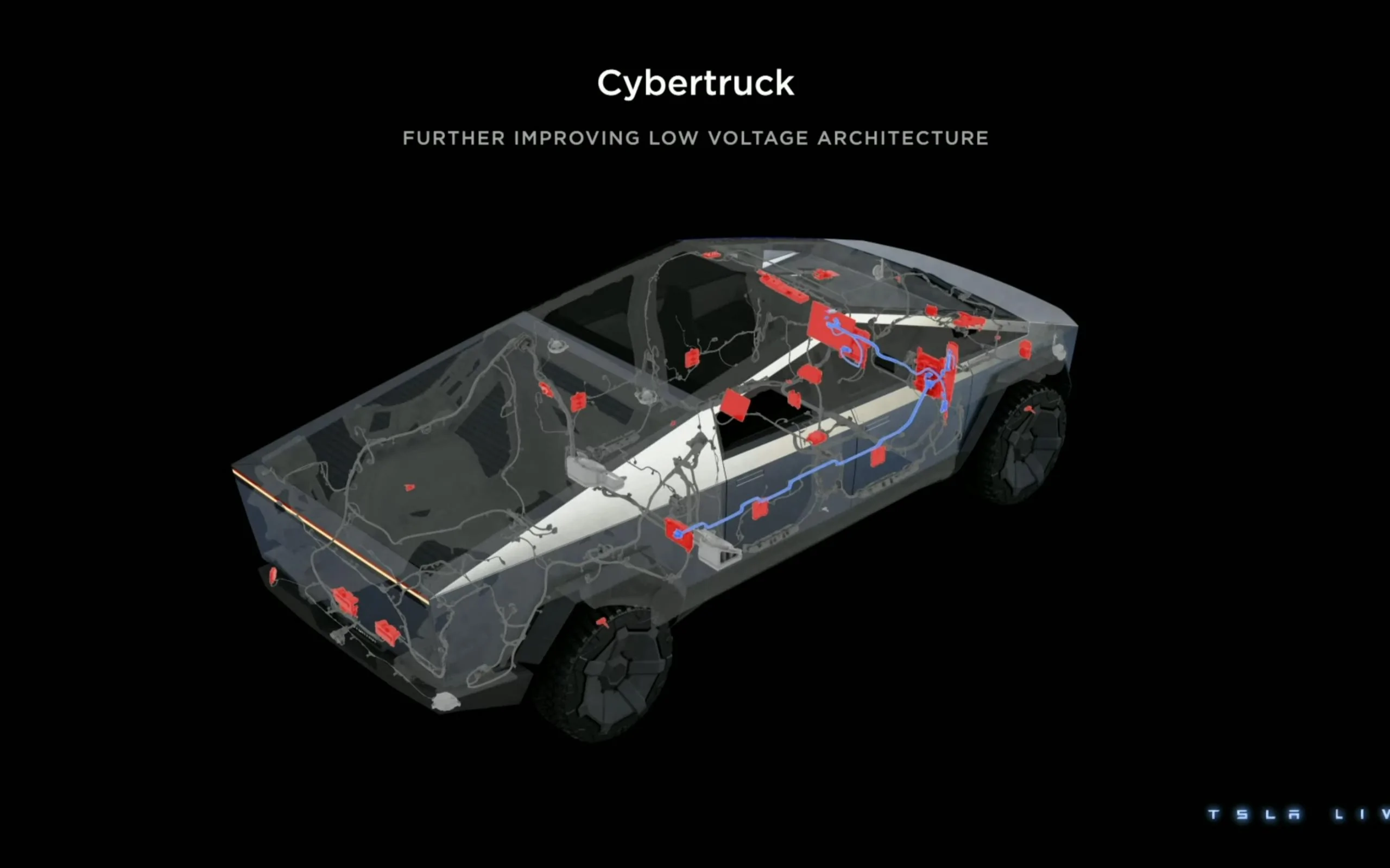 Tesla Cybertruck Pre-Production Proto Bed and Bulkhead Features Analysis Screenshot_20230325_215303_YouTu