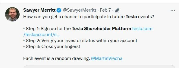 Tesla Cybertruck Invited to Giga Texas Annual Shareholder Meeting! Got Questions or Requests? SawyerMerrit