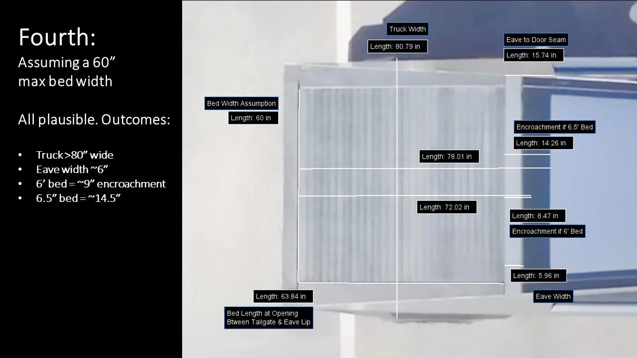 Tesla Cybertruck Pre-Production Proto Bed and Bulkhead Features Analysis CT Overhang Bed Hypos 2