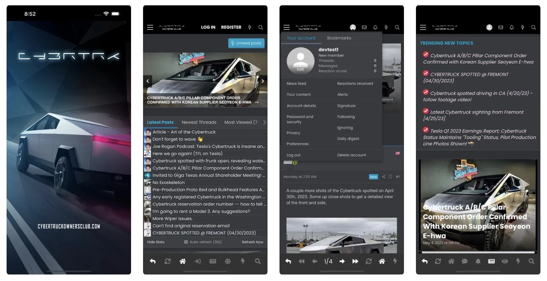 Tesla Cybertruck 📲 Introducing the Cybertruck Owners Club App! Screenshot 2023-05-11 at 7.53.40 AM copy