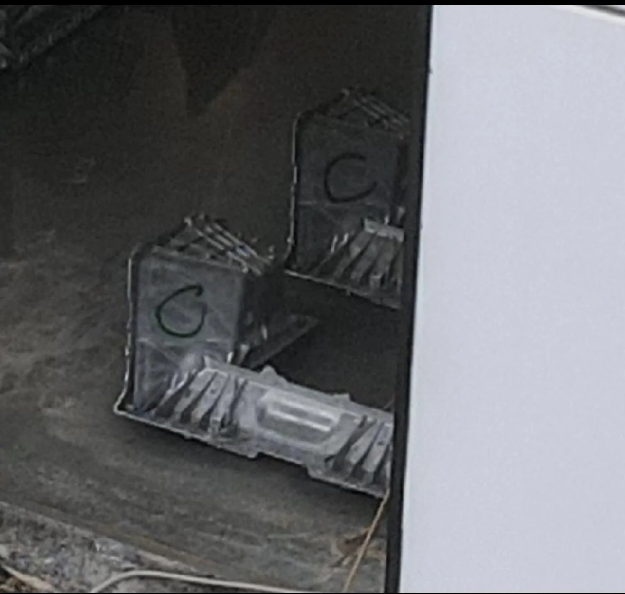 Tesla Cybertruck First Cybertruck Front Castings Spotted at Giga Texas! 7FCC55BB-805E-4655-AF2A-795027FBF566