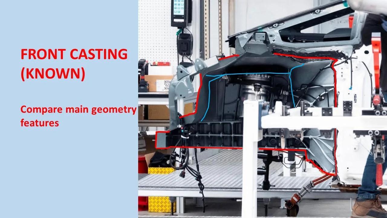 Tesla Cybertruck First Cybertruck Front Castings Spotted at Giga Texas! Slide6