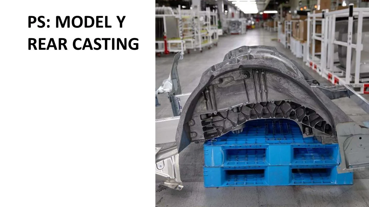 Tesla Cybertruck First Cybertruck Front Castings Spotted at Giga Texas! Slide10