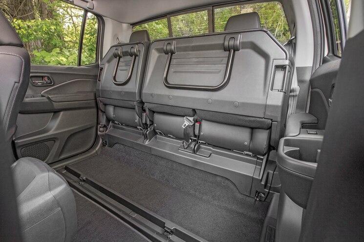Tesla Cybertruck Interior Options and Seat Configurations? Ridgeline rear seat