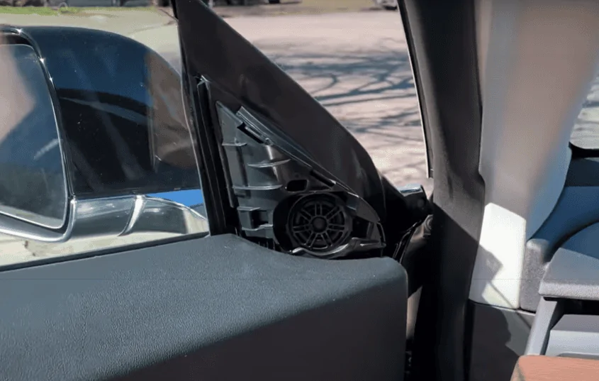 Tesla Cybertruck Interior Side View Camera Screen Spotted?! 1591962922710
