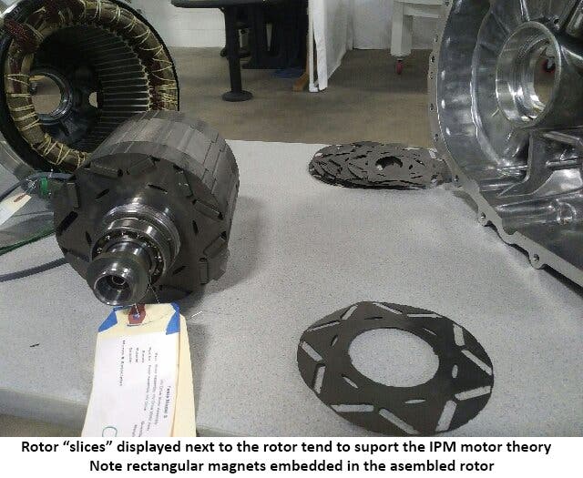 Tesla Cybertruck What Motor(s) will the Cybertruck use? ACTUAL-Rotor-close-up-with-laminates-3